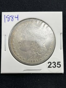 1884 Morgan Silver Dollar Coin