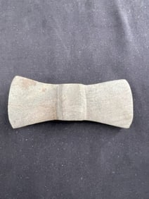 Bow-Tie Bannerstone Indian Artifact Arrowhead