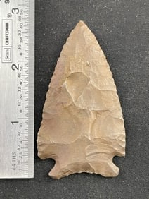 Hematite Greenbrier Indian Artifact Arrowhead