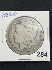 1882 O Morgan Silver Dollar Coin