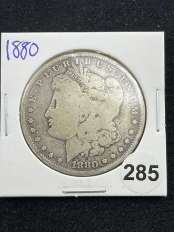 1880 Morgan Silver Dollar Coin (1 of 2)