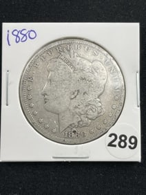 1880 Morgan Silver Dollar Coin