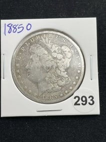 1885 O Morgan Silver Dollar Coin