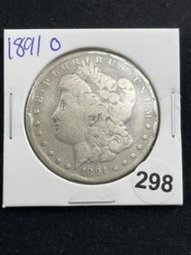 1891 O Morgan Silver Dollar Coin