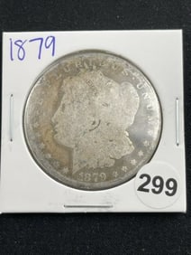 1879 Morgan Silver Dollar Coin