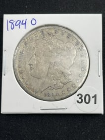 1894 O Morgan Silver Dollar Coin