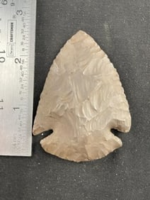 Hematite Hopewell Indian Artifact Arrowhead
