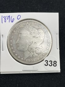 1896 O Morgan Silver Dollar Coin