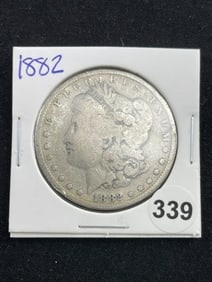 1882 Morgan Silver Dollar Coin