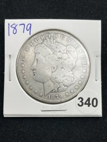 1879 Morgan Silver Dollar Coin