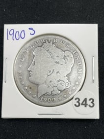1900 S Morgan Silver Dollar Coin