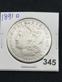 1891 O Morgan Silver Dollar Coin