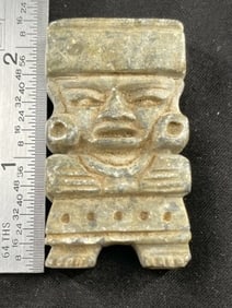 Pre-Columbian Human Effigy Stone Figure Indian Artifact Arrowhead