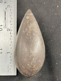 Hematite Plumet Indian Artifact Arrowhead