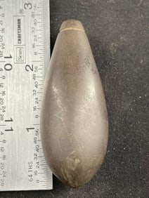 Hematite Plumet Indian Artifact Arrowhead