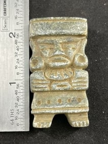 Pre-Columbian Human Effigy Stone Figure Indian Artifact Arrowhead