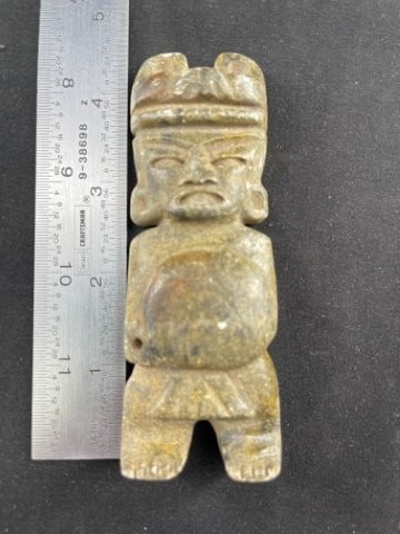 Pre-Columbian Human Effigy Stone Figure Indian Artifact Arrowhead (1 of 4)