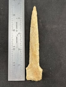 Large Drill Indian Artifact Arrowhead