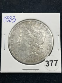 1883 Morgan Silver Dollar Coin