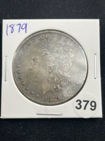 1879 Morgan Silver Dollar Coin (1 of 2)