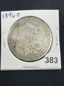 1896 O Morgan Silver Dollar Coin