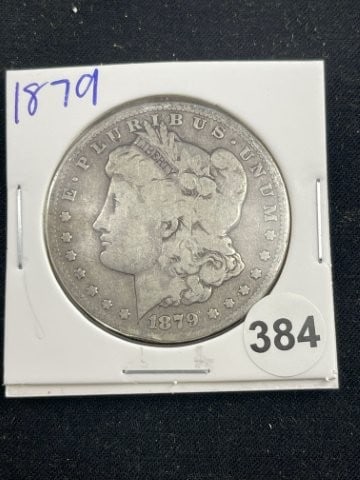 1879 Morgan Silver Dollar Coin (1 of 2)