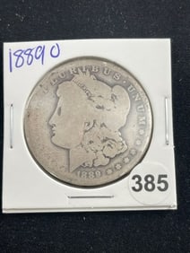 1889 O Morgan Silver Dollar Coin