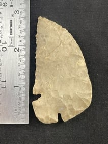 Texas Cornertang Indian Artifact Arrowhead