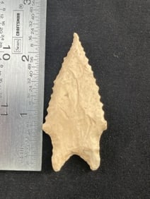 Dalton Indian Artifact Arrowhead