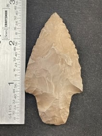 Hematite Adena Indian Artifact Arrowhead