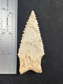 Dalton Indian Artifact Arrowhead