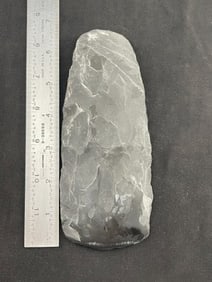 Chipped Celt Indian Artifact Arrowhead