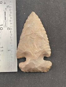 Hematite Thebes Indian Artifact Arrowhead