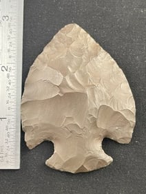 Hematite Hopewell Indian Artifact Arrowhead