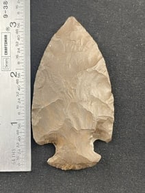 Hematite Hardin Indian Artifact Arrowhead