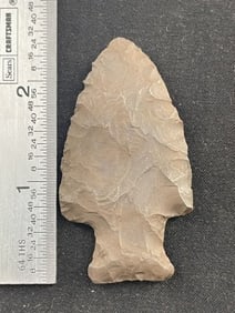 Hematite Hardin Indian Artifact Arrowhead