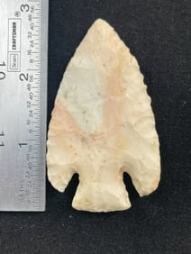 Calf Creek Indian Artifact Arrowhead