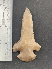 Hematite Drill Indian Artifact Arrowhead