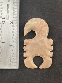 Scorpion Effigy Indian Artifact Arrowhead