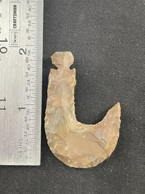 Flint Hook Indian Artifact Arrowhead