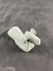 Slate Popeyed Birdstone Indian Artifact Arrowhead