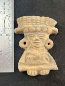 Pre-Columbian Pottery Effigy Indian Artifact Arrowhead