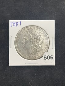 1884 Morgan Silver Dollar Coin