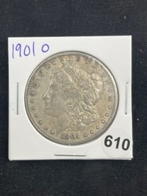 1901 O Morgan Silver Dollar Coin