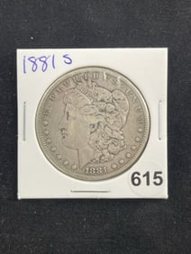 1881 S Morgan Silver Dollar Coin