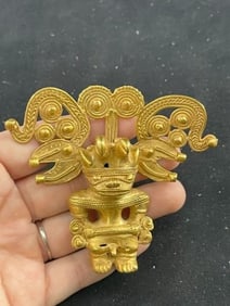 Tumbaga Tairona Gold Figurine UNKNOWN MATERIAL