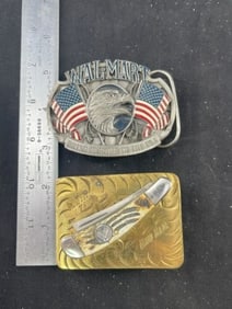 2 Belt Buckles