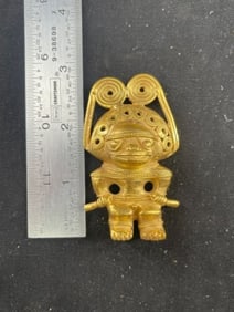 Tumbaga Tairona Gold Figurine UNKNOWN MATERIAL