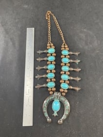 Squash Blossom Costume Necklace