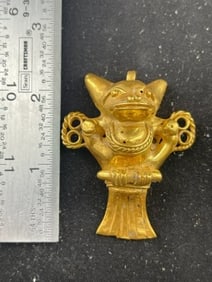 Tumbaga Tairona Gold Figurine UNKNOWN MATERIAL
